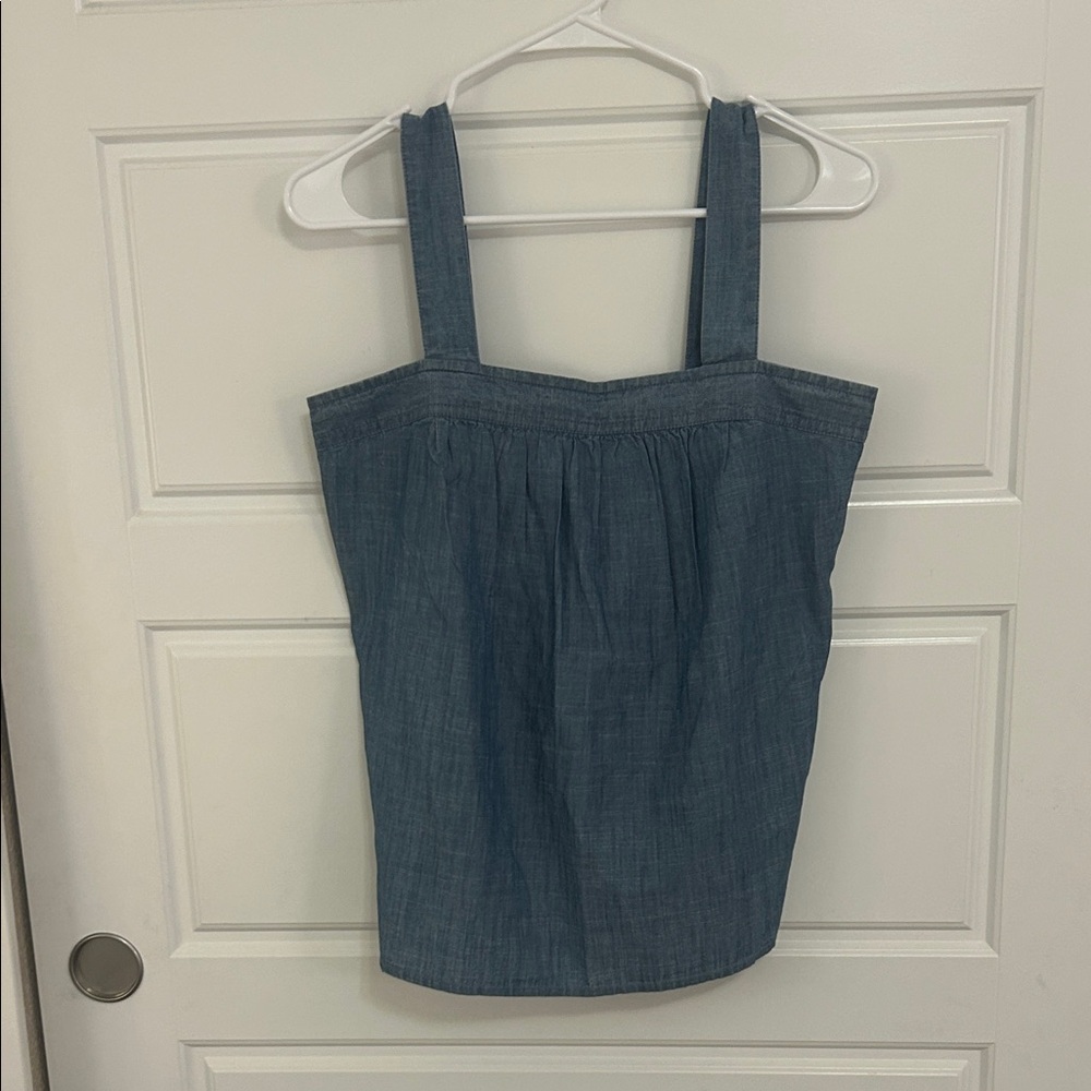 GAP Chambray Denim Tank Top